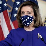 Nancy Pelosi face mask patriotic