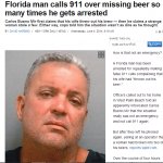 flordia man and hes beer