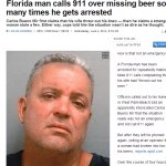 flordia man and hes beer