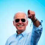 Biden sunglasses pointing