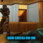 RvB Tucker Bow chicka ow ow meme