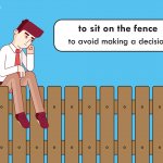 To sit on the fence meme