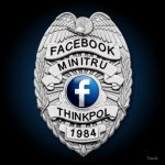 Facebook MiniTru ThinkPol 1984 Badge