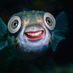 Smiling fish meme