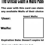 Waifu pass