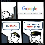 Billy's Agent | MR FBI AGENT THERE IS VERIFIED PEOPLE IN THE COMMENTS | image tagged in billy's agent | made w/ Imgflip meme maker