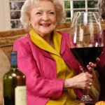 Betty White's Wine Glass