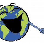 earth laughing