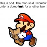 Paper mario map meme