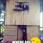 Store House | OVER HERE! WHERE ARE THE STORE? | image tagged in funny memes,lol so funny | made w/ Imgflip meme maker