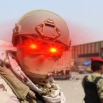Laser Eye Desert Soldier
