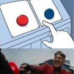 red button verses blue button