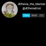 Ælfwine Elf-friend Announcement