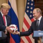 Trump holds Putin's balls.