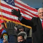 Mike Pence flag wave