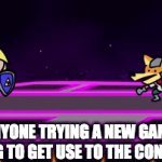 gif | ANYONE TRYING A NEW GAME TRYING TO GET USE TO THE CONTROLS | image tagged in gifs,gif | made w/ Imgflip video-to-gif maker