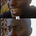 Happy Then Sad Black Guy | WHEN YOU FIRST LEARN HOW TO READ NOW VS. | image tagged in happy then sad black guy | made w/ Imgflip meme maker