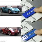 Ford 2006-2017 | HEY | image tagged in upgrade button | made w/ Imgflip meme maker