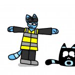 Yellow Jacket Old Bloo T-Poses over new Bloo meme