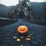 Majestic castle halloween