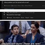 I SAW THIS ON REDDIT AND I CANT EVEN | image tagged in self-burn those are rare,memes,reddit | made w/ Imgflip meme maker