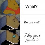 fancy tuxedo the pooth meme