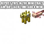 Repost but add a new mob