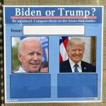 Biden or Trump Comparison