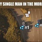 Half of the Mankind | EVERY SINGLE MAN IN THE MORNING; 🚽; 💦 #2; 💦 #1 | image tagged in men vs women,memes,dank memes,good morning,women rights,so true memes | made w/ Imgflip meme maker
