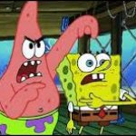 Patrick And Spongebob angry