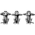 Three monkeys meme