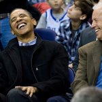 Obama Biden laughing