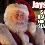 Jaysus is the Reason for the Season | Jaysus; IS THE 
REASON 
FOR THE 
SEASON | image tagged in colm meaney santa,santa,christmas,star trek,star trek deep space nine,miles o'brien | made w/ Imgflip meme maker
