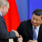 Putin Xi handshake meme