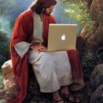 Jesus On MacBook