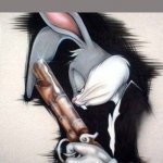 When my brother takes food from my plate | ME WHEN MY BROTHER TAKES FOOD FROM MY PLATE | image tagged in gangster bugs bunny,funny,funny memes,idk | made w/ Imgflip meme maker