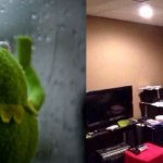 Sad Kermit hanged