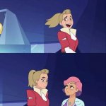 Glimmer stopping Adora