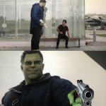 Hulk Gun meme