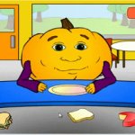 Hungery man | LITTLE KIDS WHEN THEY ASK FOR FOOD | image tagged in gifs,pumpkin,stupid | made w/ Imgflip video-to-gif maker