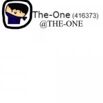 TheOne Announcement meme
