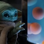Baby Yoda Frog eggs meme