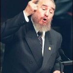 Fidel Castro yelling