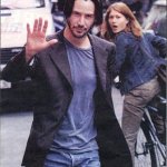 Woman Looking at Keanu 2