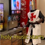 Holy Music Starts template
