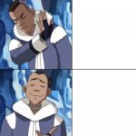 Sokka instead of Drake | image tagged in sokka instead of drake | made w/ Imgflip meme maker