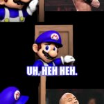 SMG4 door extended | image tagged in smg4 door extended,wwe,memes,john cena,the rock | made w/ Imgflip meme maker