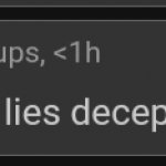 Lies deception