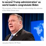 Mike Pompeo smooth transition