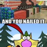 Veterans day Nailed the Job!!! | Oh my gosh! That was awesome!! | image tagged in no way nature cat,funny,memes,veterans day,stop reading the tags,you had one job | made w/ Imgflip meme maker